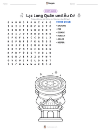Lạc Long Quân und Âu Cơ druckbare Arbeitsblatt Vorschau