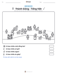 Xem trước tài liệu in sẵn Thánh Gióng - Tiếng Việt