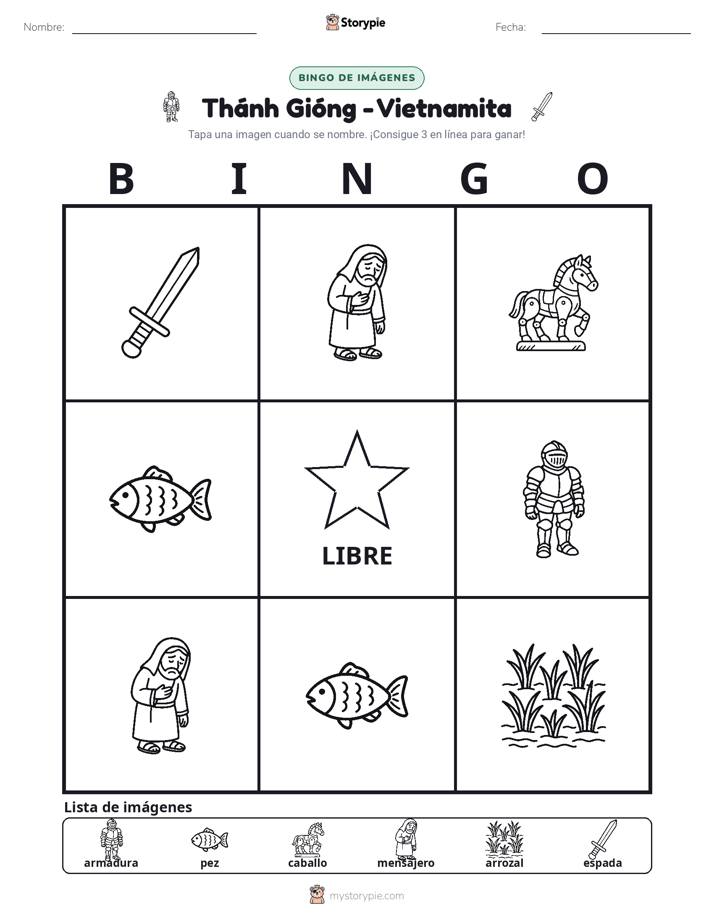 Bingo de Imágenes