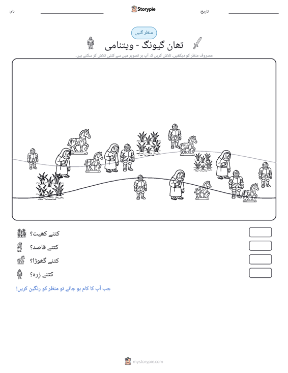 گنتی کا منظر