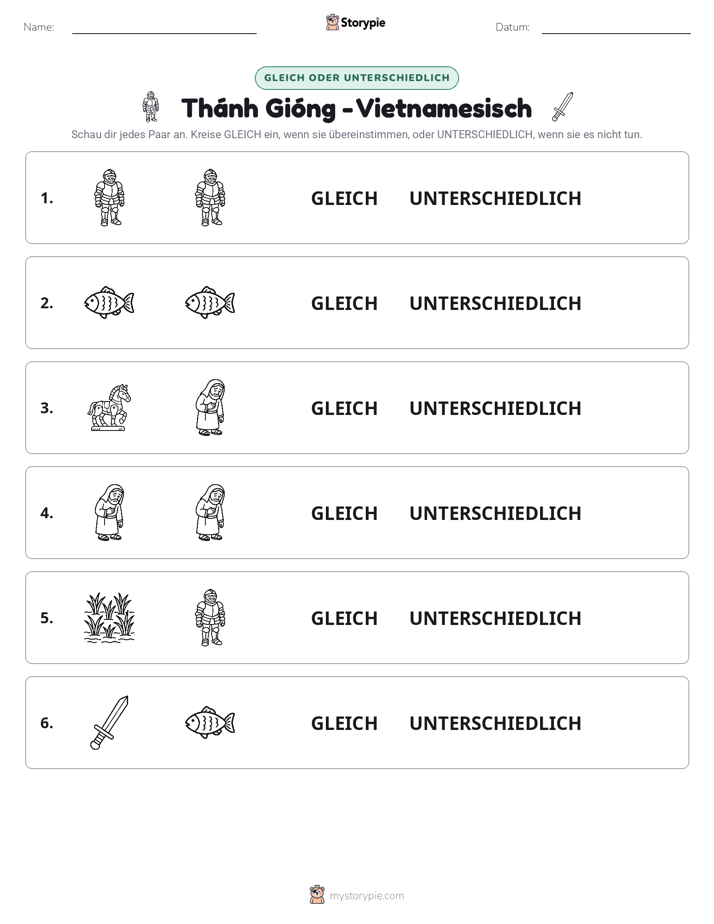 Gleich oder Anders