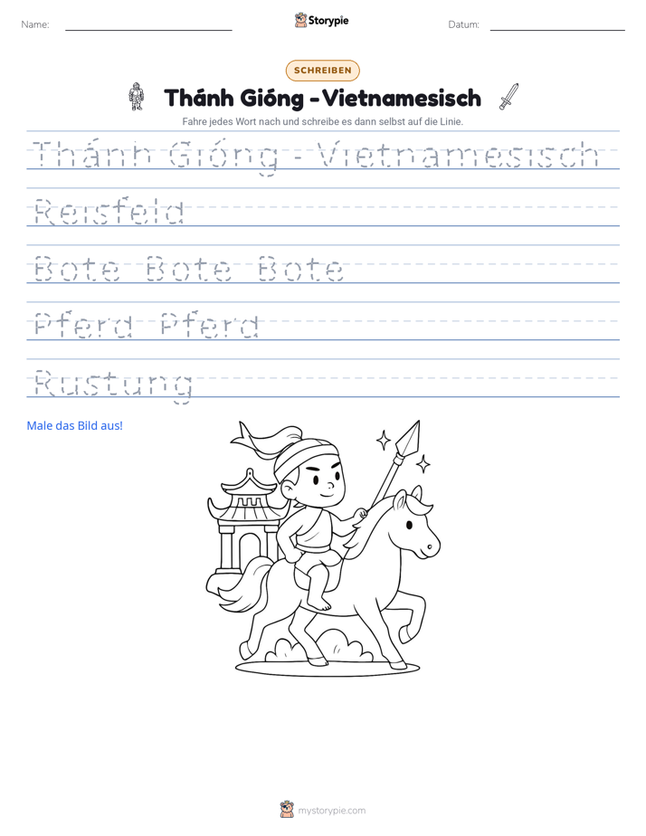 Schreibübung