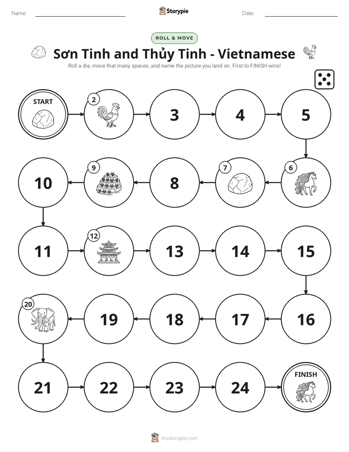 Roll & Move Game