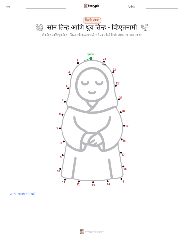 बिंदू जोडणे