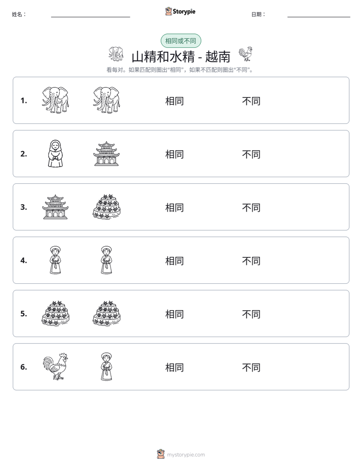 相同或不同