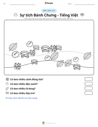 Xem trước tài liệu in sẵn Sự tích Bánh Chưng - Tiếng Việt