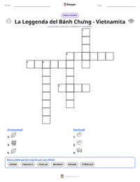 Anteprima della scheda stampabile di La Leggenda del Bánh Chưng - Vietnamita