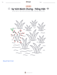 Xem trước tài liệu in sẵn Sự tích Bánh Chưng - Tiếng Việt