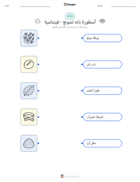 معاينة ورقة العمل القابلة للطباعة أسطورة بانه تشونغ - فيتنامية