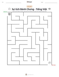 Xem trước tài liệu in sẵn Sự tích Bánh Chưng - Tiếng Việt
