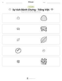 Xem trước tài liệu in sẵn Sự tích Bánh Chưng - Tiếng Việt
