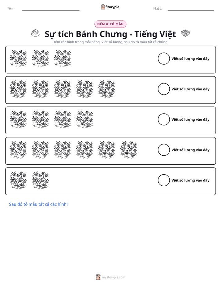 Đếm & Tô Màu
