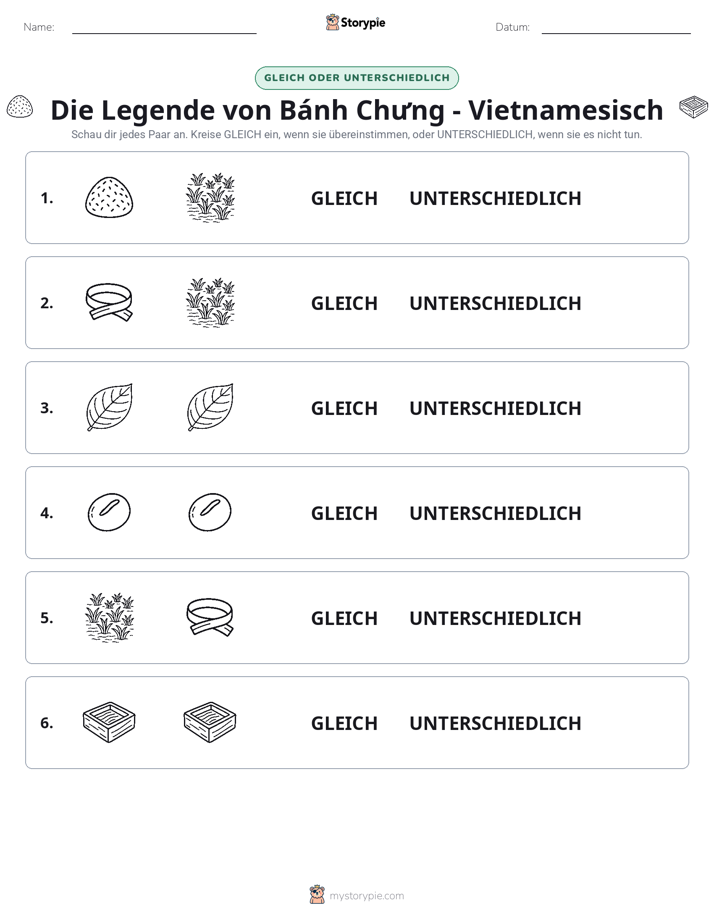 Gleich oder Anders