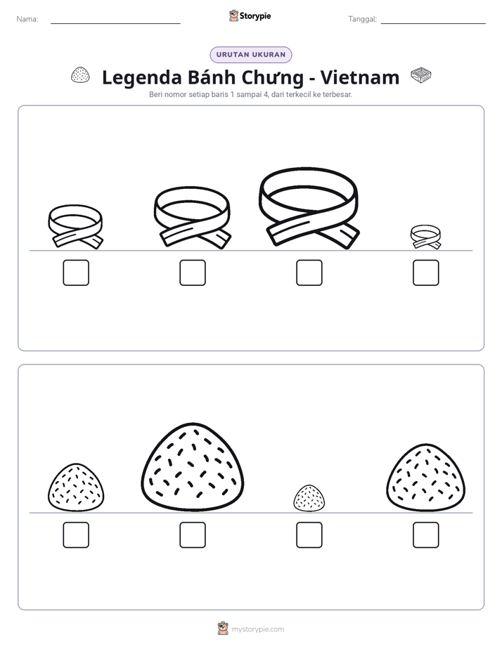 Urutan Ukuran
