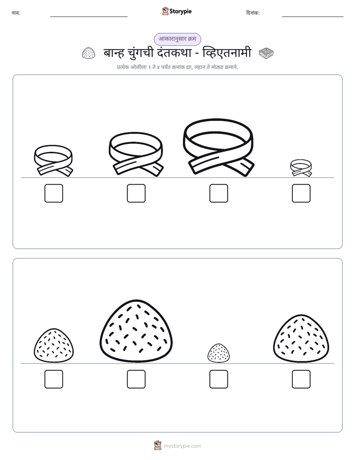 आकार क्रम