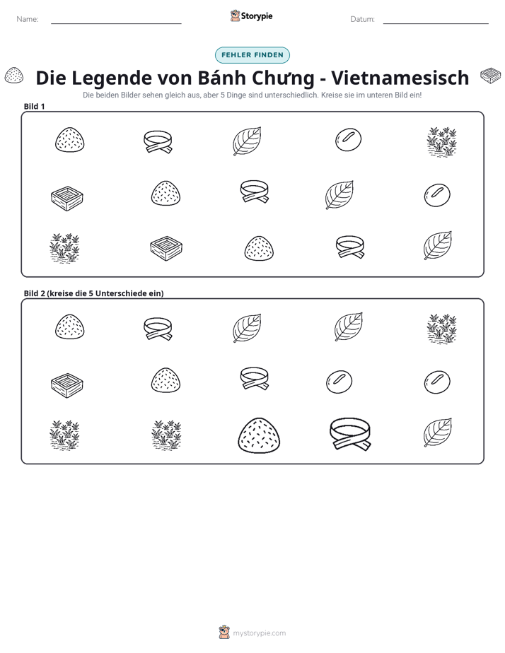 Finde den Unterschied
