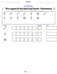 The Legend of the Returned Sword - Vietnamese printable worksheet preview