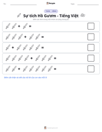 Xem trước tài liệu in sẵn Sự tích Hồ Gươm - Tiếng Việt