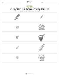 Xem trước tài liệu in sẵn Sự tích Hồ Gươm - Tiếng Việt