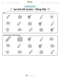 Xem trước tài liệu in sẵn Sự tích Hồ Gươm - Tiếng Việt