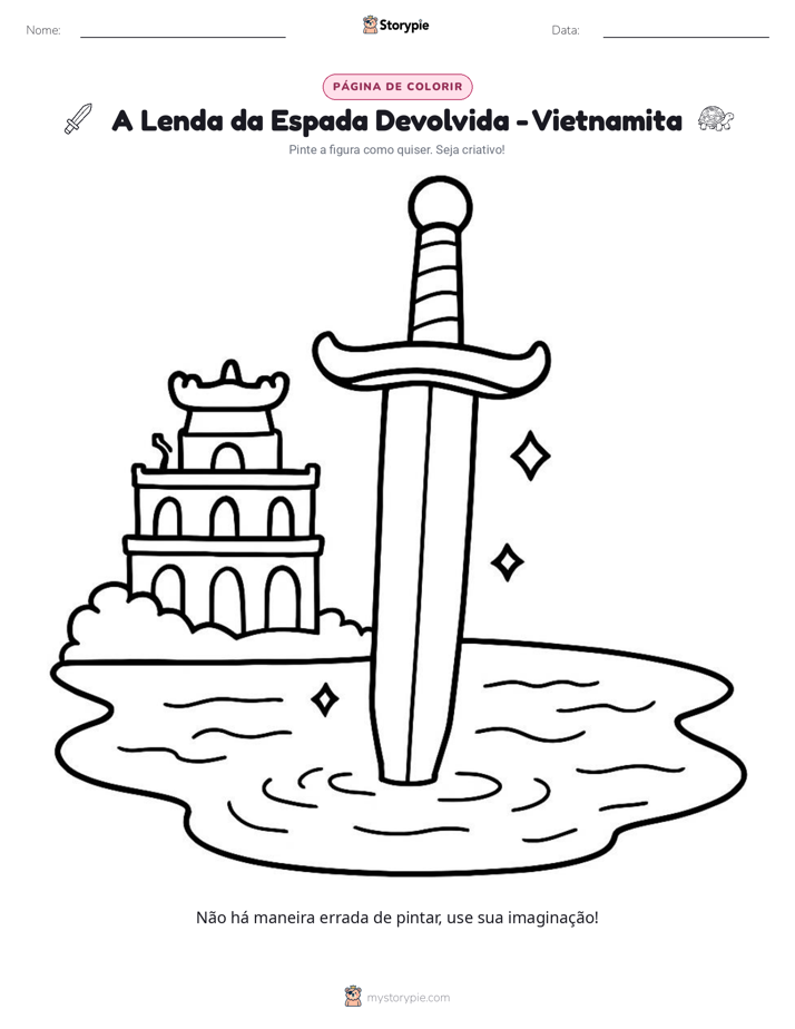 Página para colorir