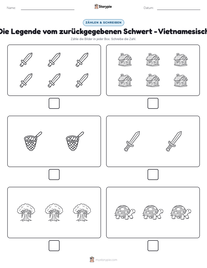 Zählen & Schreiben