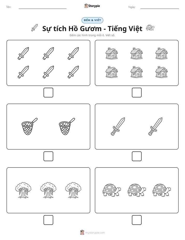 Đếm & Viết