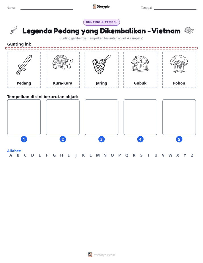 Potong & Tempel Huruf