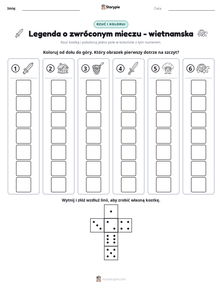 Rzuć i koloruj