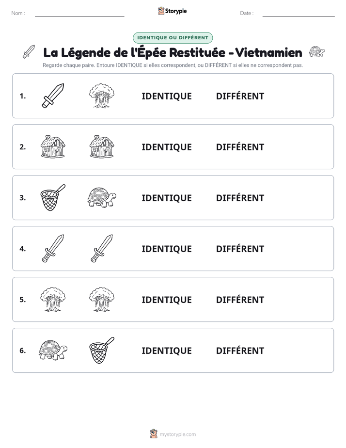 Identique ou Différent