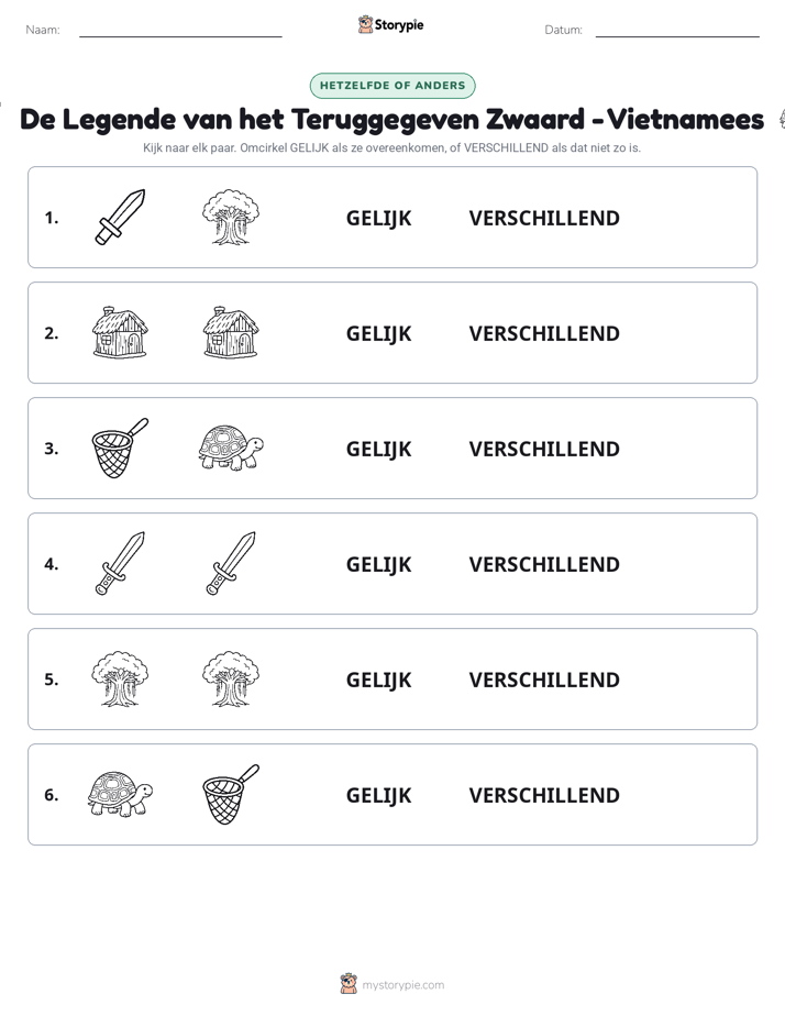 Zelfde of Verschillend