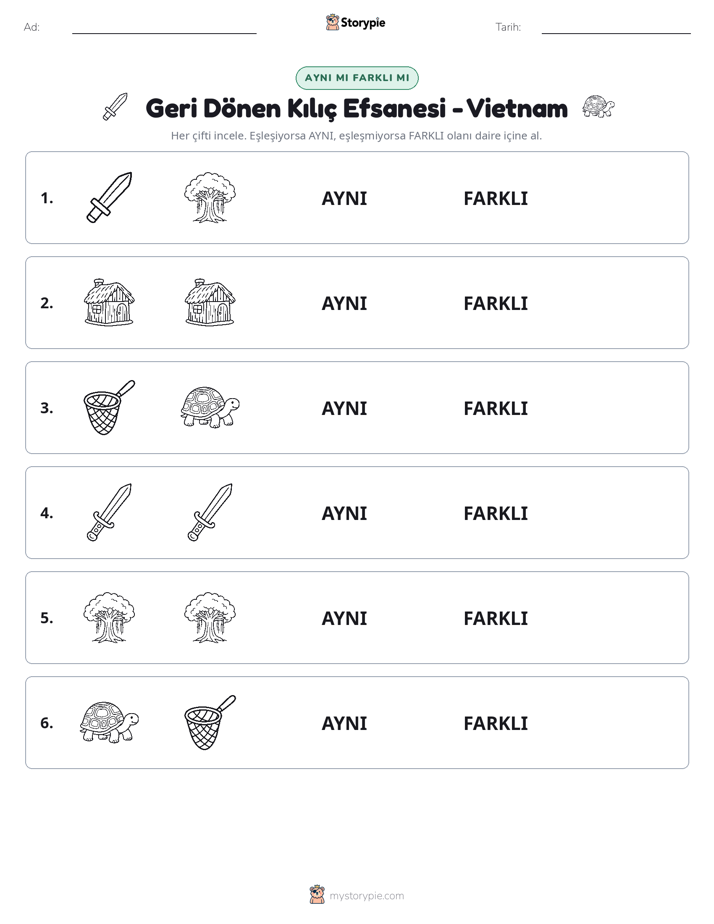 Aynı mı Farklı mı