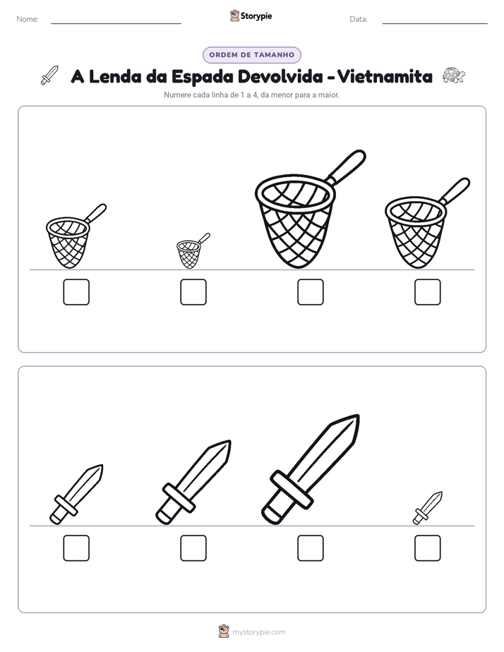 Ordem de Tamanho