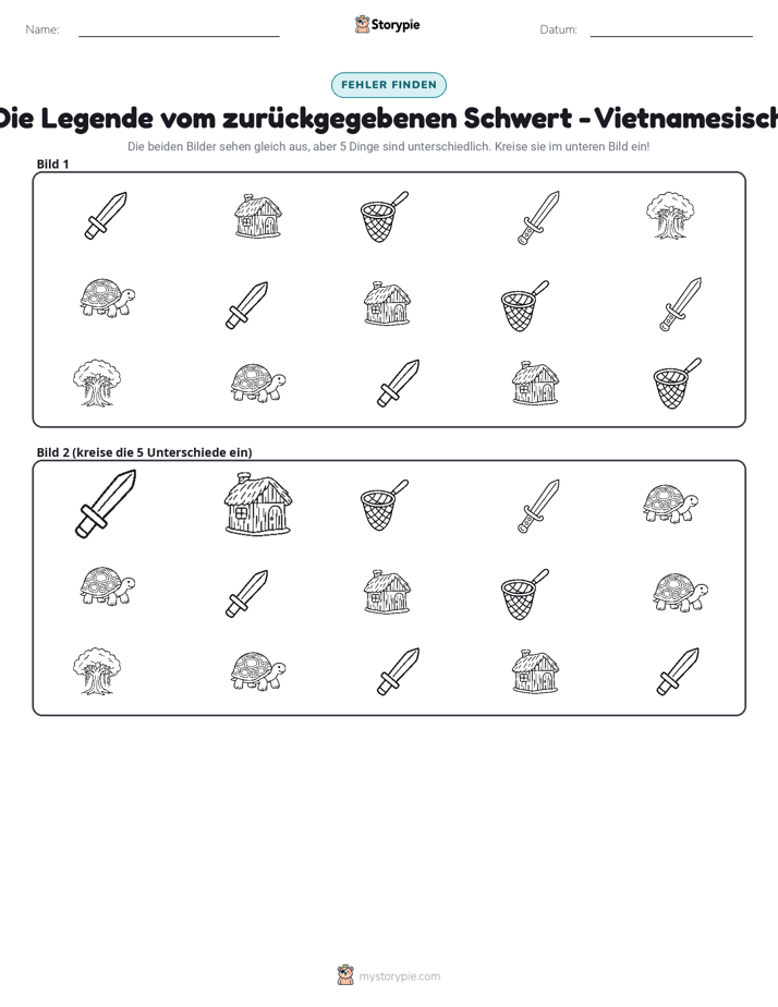 Finde den Unterschied