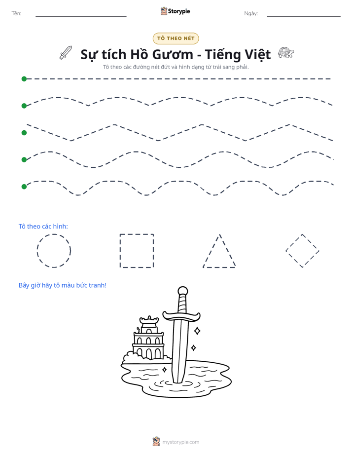 Vẽ Theo Đường