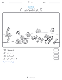 معاينة ورقة العمل القابلة للطباعة ماي آن تيم والبطيخ