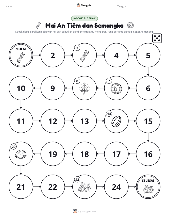 Permainan Gulung & Pindah