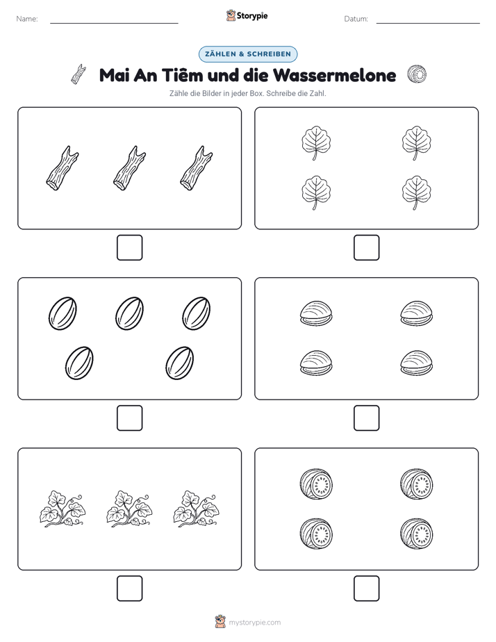 Zählen & Schreiben