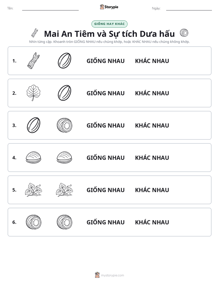 Giống Hay Khác