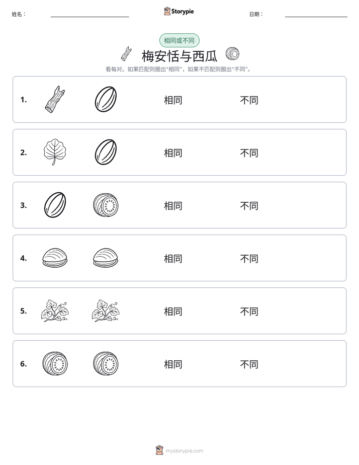 相同或不同