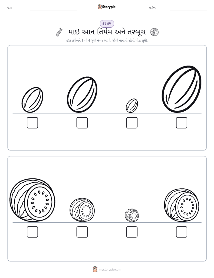 આકાર ક્રમ