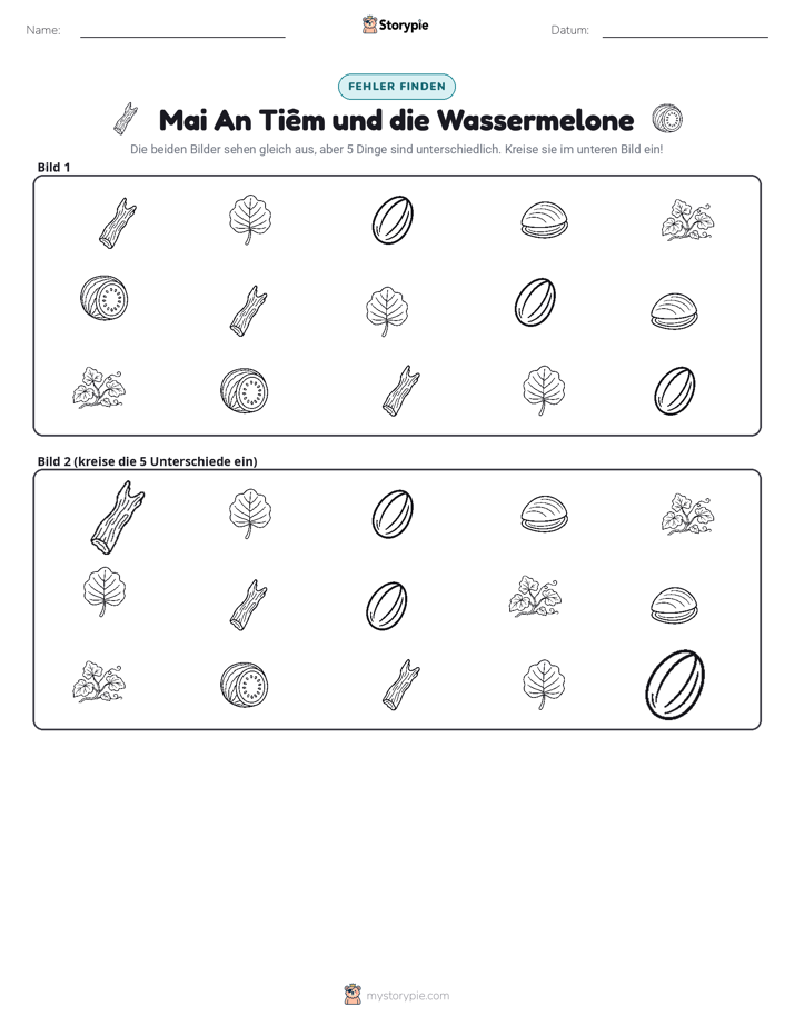Finde den Unterschied