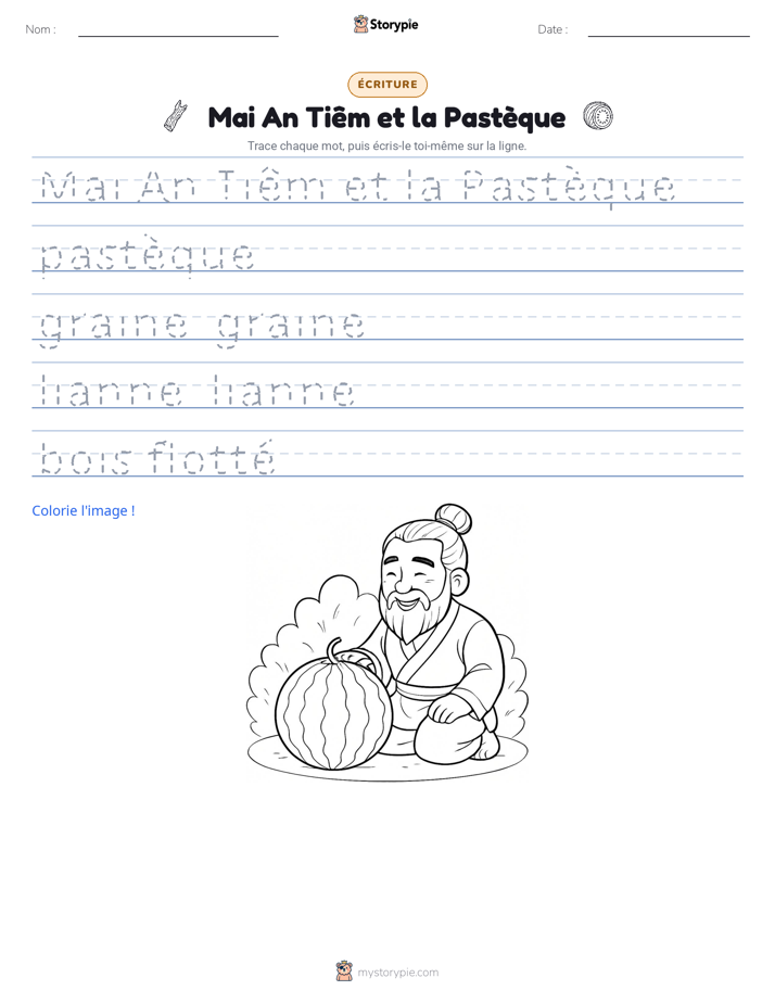 Pratique d'écriture