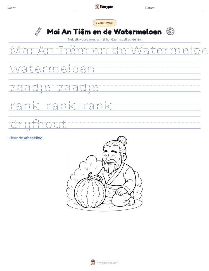 Schrijf Oefening