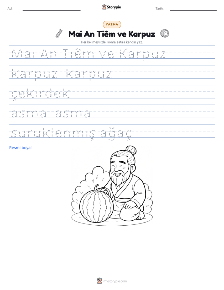 Yazma Pratiği