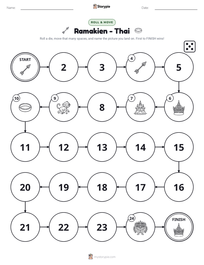 Roll & Move Game