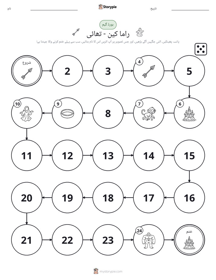 رول اور منتقل کریں کھیل