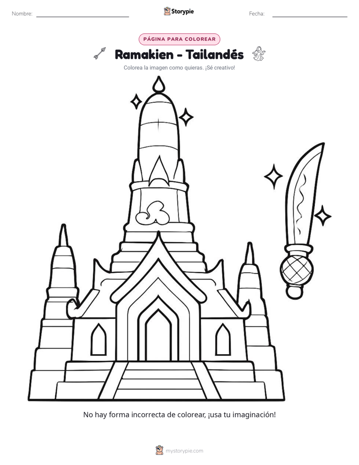 Página para Colorear