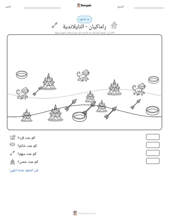 مشهد العد