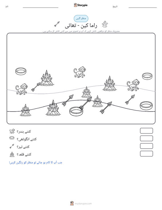 گنتی کا منظر